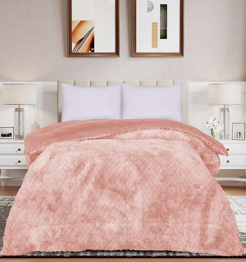 1 PC Double Fluffy Velvet Quilt NCS 175 - Nishat Creative Store