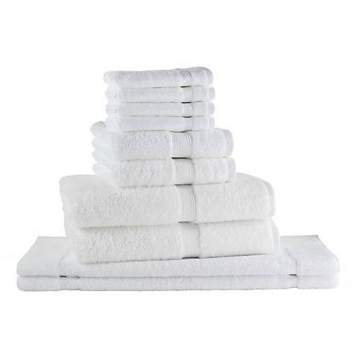 10 pc. Bath Set Featuring Intellifresh Antimicrobial Technology