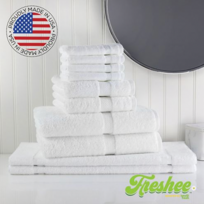 10 pc. Bath Set Featuring Intellifresh Antimicrobial Technology