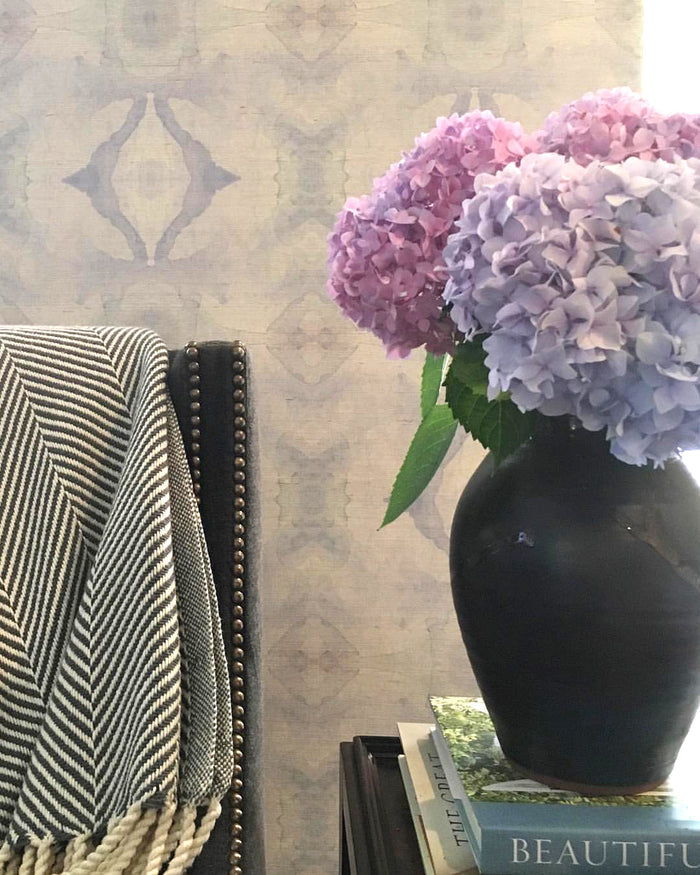 10516 Bit of Blue B Grasscloth Wallcovering