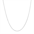 14K White Gold 16 Inches Box Chain