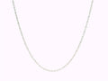 14K White Gold 16 Inches Rope Chain