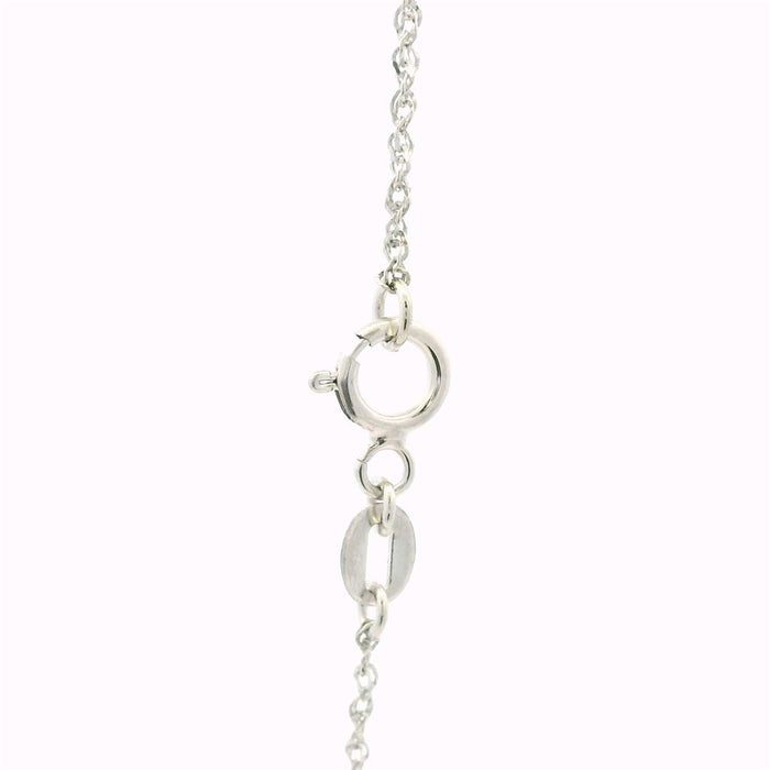 14K White Gold 16 Inches Rope Chain