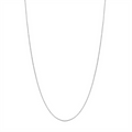 14K White Gold 20 Inch Box Chain
