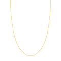 14K Yellow Gold 1.45Mm Hammered Forzentia Chain
