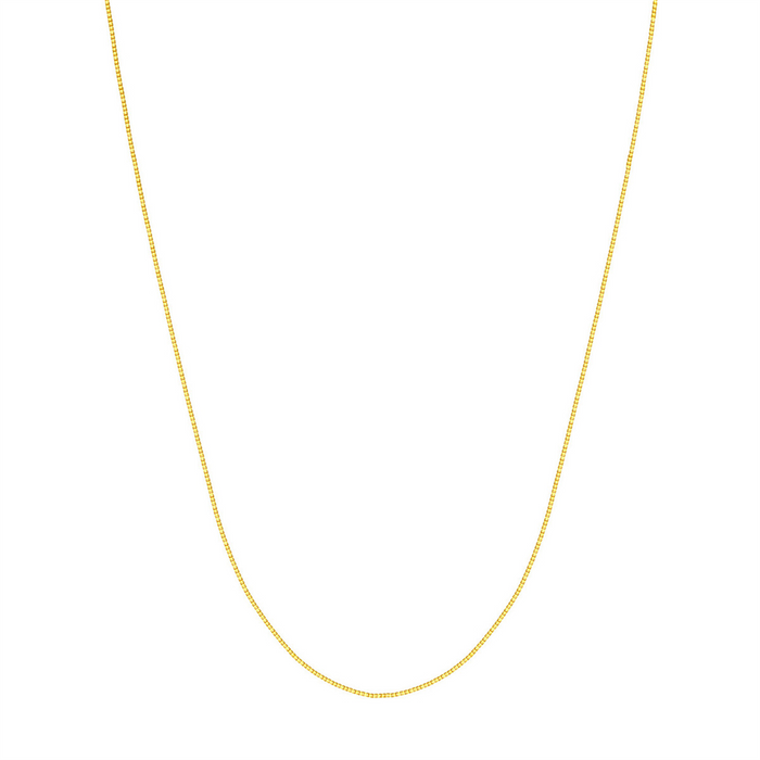 14K Yellow Gold 16 Inches Box Chain