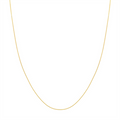 14K Yellow Gold 16 Inches Diamond Cut Cable Chain