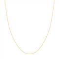 14K Yellow Gold 18 Inches Diamond Cut Cable Chain