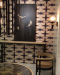 53115 Indigo B Grasscloth Wallcovering