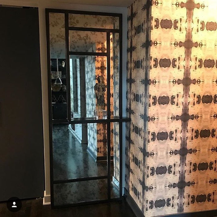 53115 Indigo B Grasscloth Wallcovering