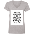88VL Ladies' V-Neck T-Shirt