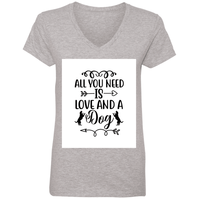 88VL Ladies' V-Neck T-Shirt