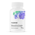 Thorne Advanced Iron Complex dietary supplement bottle on a white background