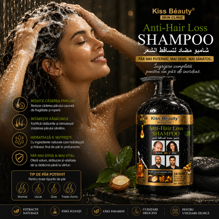 Șampon Kiss Beauty Skin Clinic Anti-Hair Loss, Anti cadere