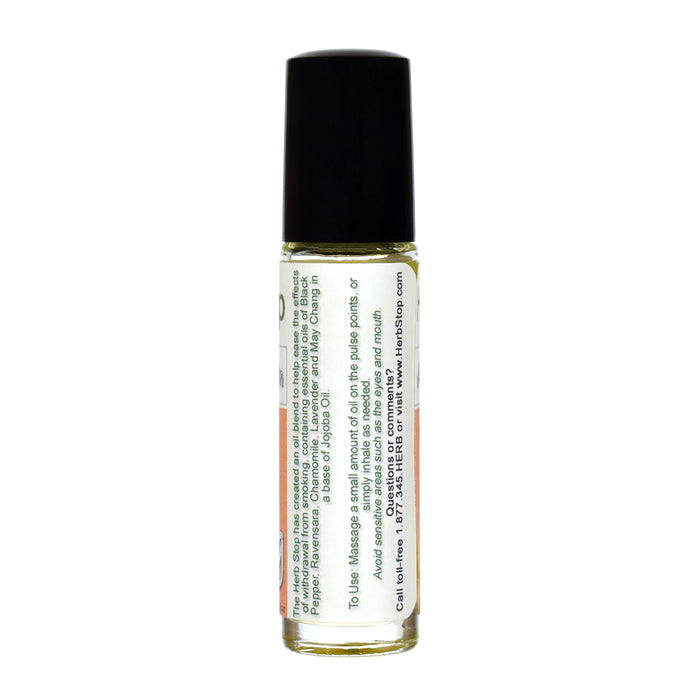 Anti-Smoking Aromatherapy Essential Oil Roll-On - Back