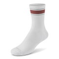 Anytime Crew Sock - Blizzard, Spice (Light Grey Sole)