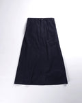 Armen Long Skirt Navy Wool