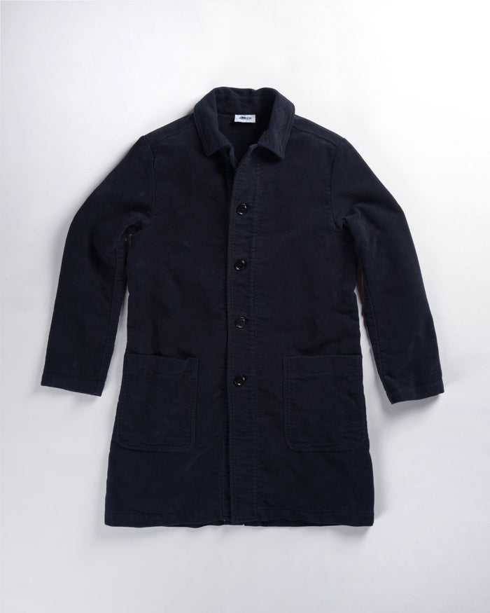 Armen Moleskin Work Coat Navy
