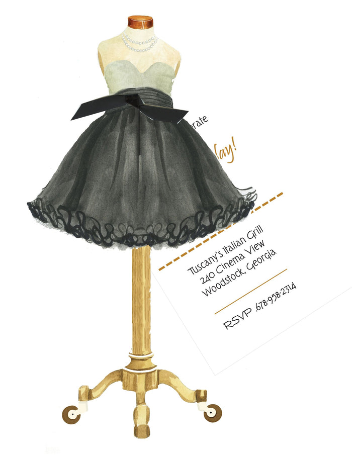 AW1065 Cocktail Dress w/Glitter