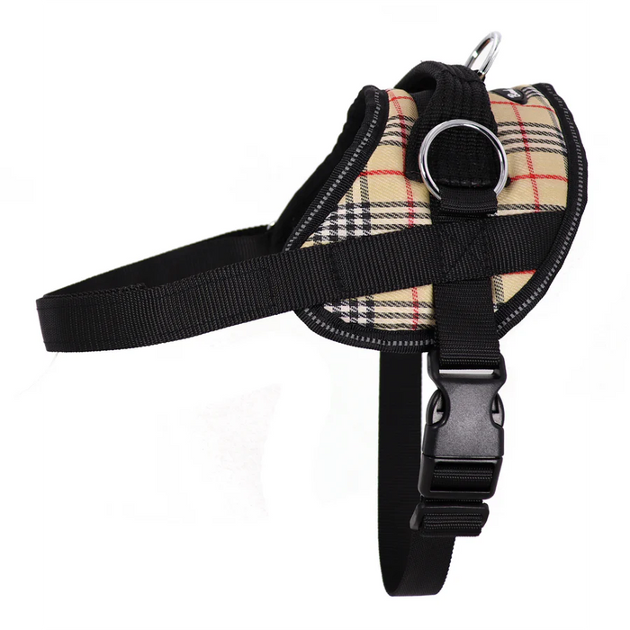 Bark Appeal Reflective No-Pull Harness (Hibiscus, Plaid, and Camo)