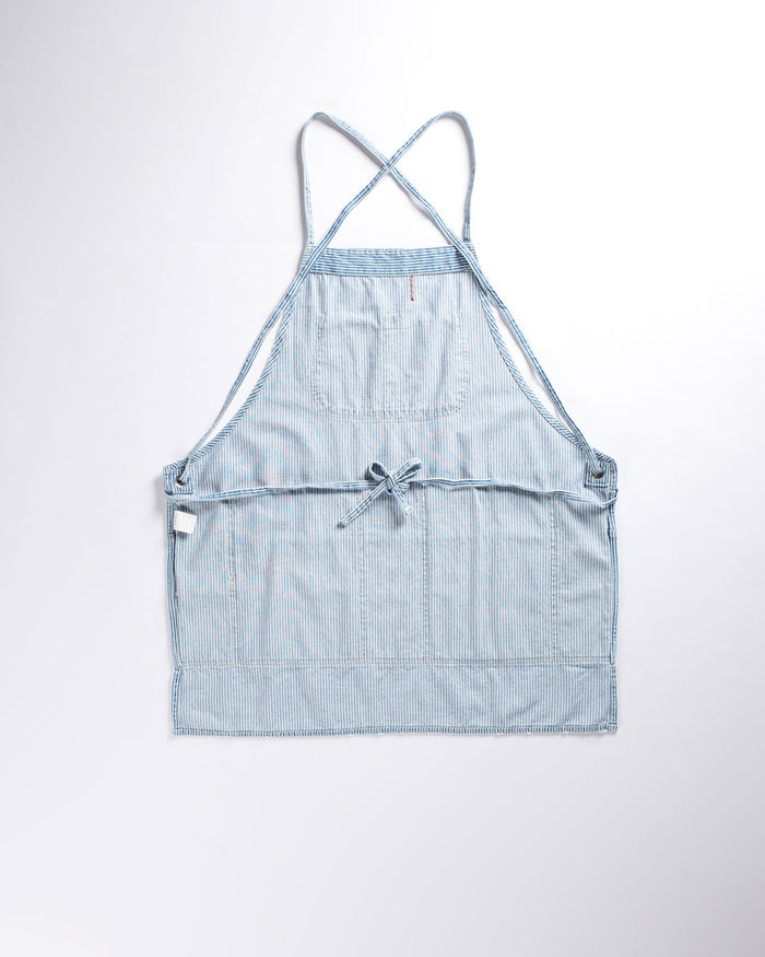 BasShu Work Apron Hickory Stripe