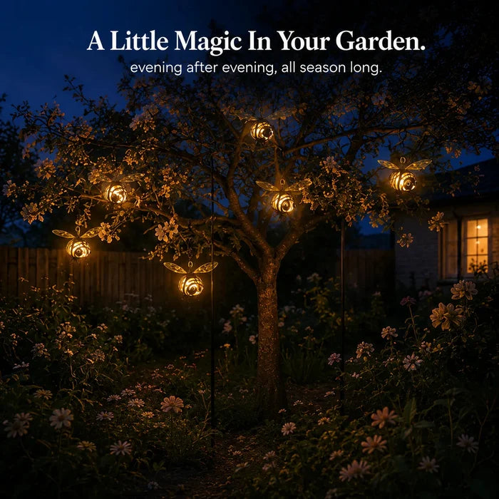Beeloom – Solar Hanging Bee Lamp for Garden