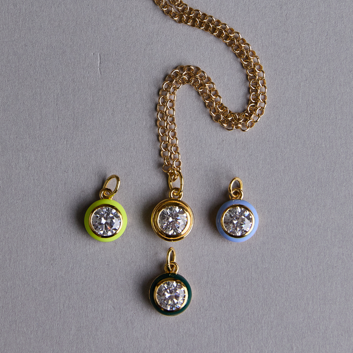 Large Bezel Necklace