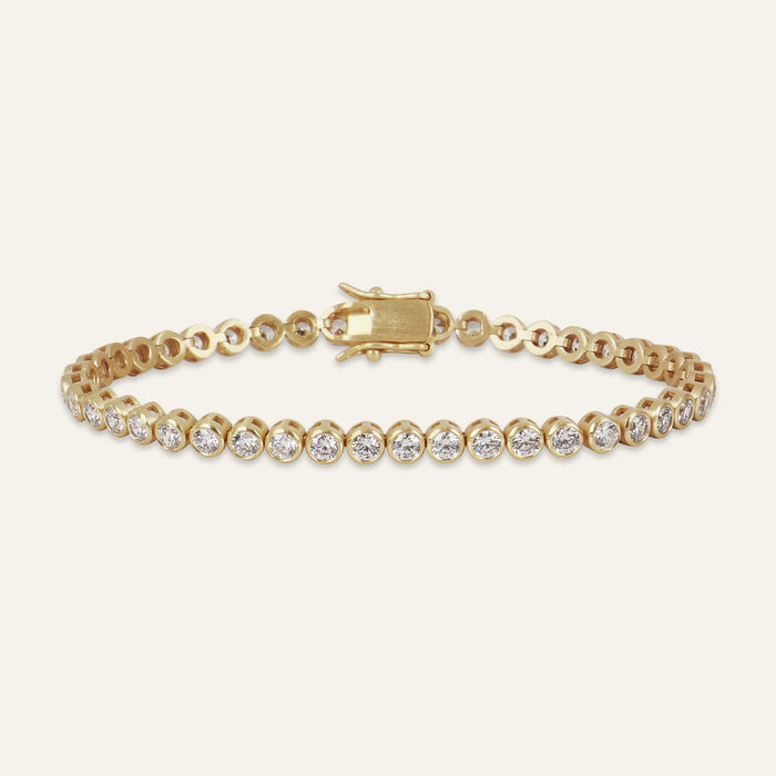 Bezel Tennis Bracelet