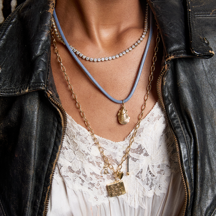 Bezel Tennis Necklace