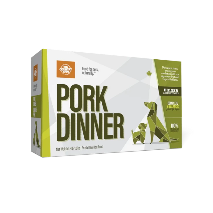 Big Country Raw Pork Dinner Carton - 4 lb
