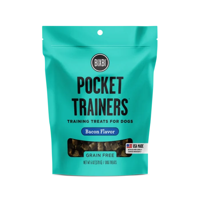 BIXBI® Pocket Trainers® for Dogs – Bacon Recipe Dog Treats