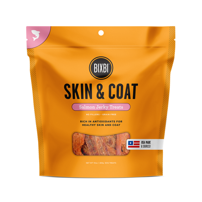 BIXBI Skin & Coat Salmon Jerky Treats