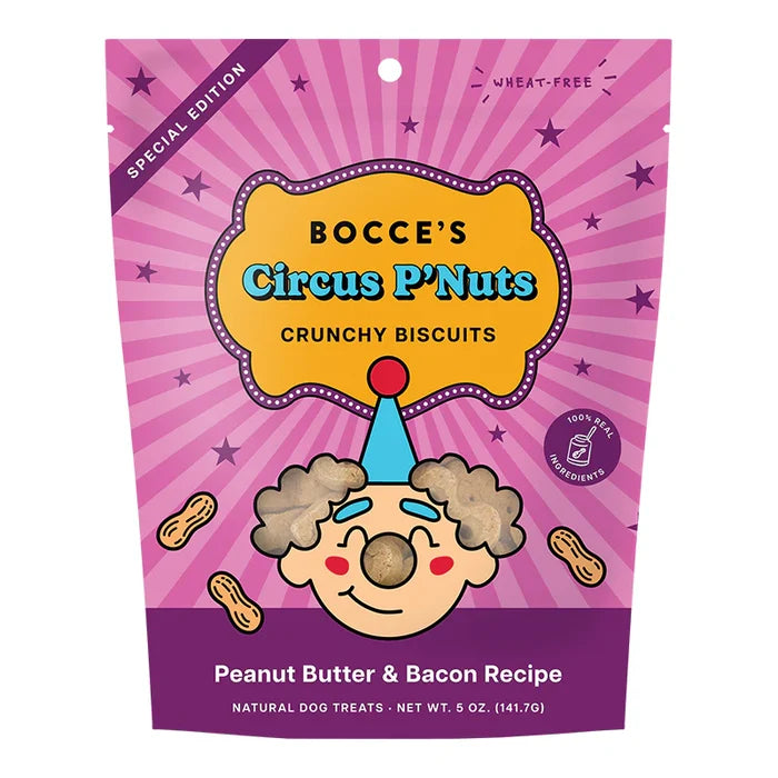 Bocce's Circus P'Nuts Crunchy Biscuits