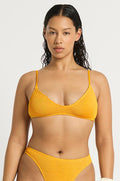 Bond-Eye Edwards Crop - Saffron Recycled
