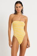Bond-Eye Fane 1 Pce - Saffron Stripe