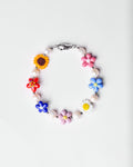 bracelet with flower charms