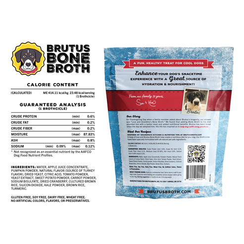 Brutus Broth Brutus Brothcicles Dog Treats