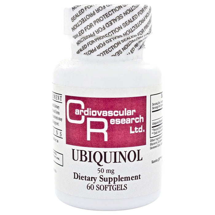 Cardiovascular Research Ubiquinol 50mg 60 Softgels - The Oasis of Health