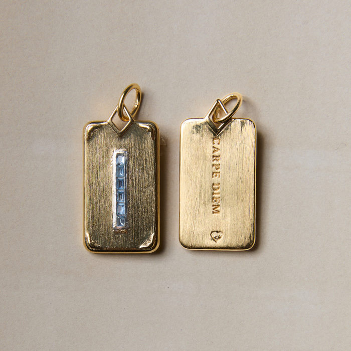 Carpe Diem Charm front and back