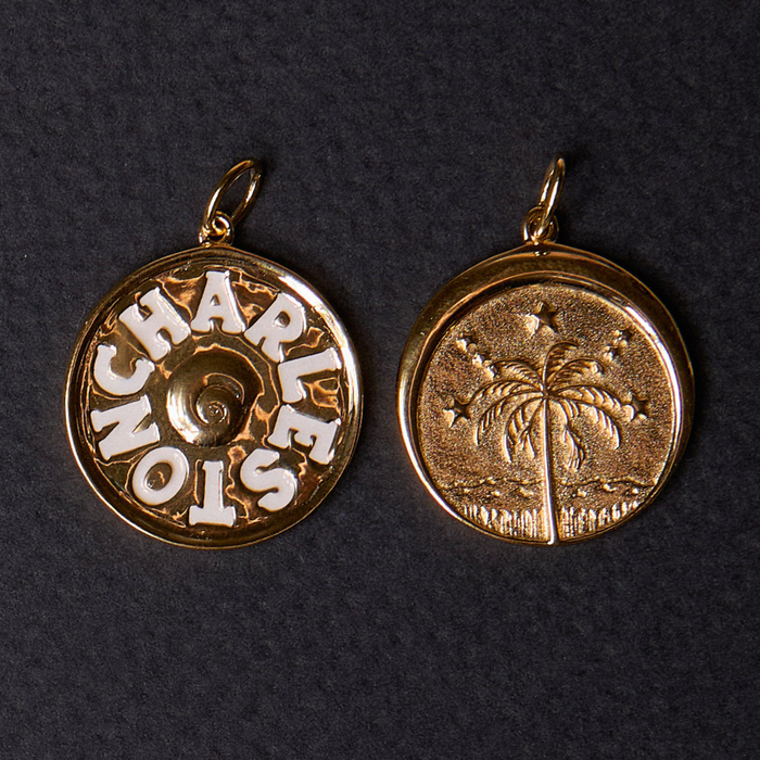 Charleston Enamel Charm