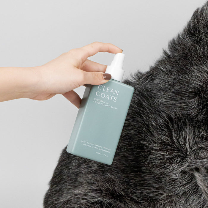 Clean Coats - Dog Conditioning Spray & Deodorizer 2 in 1 For Smelly Dogs