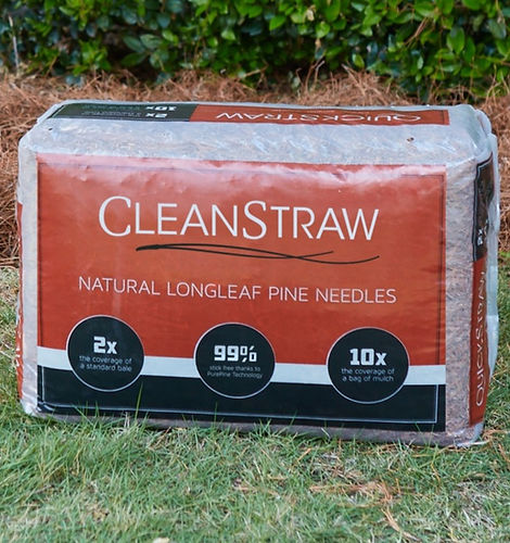 Cleanstraw Natural Long Leaf Pine Needles Mulch
