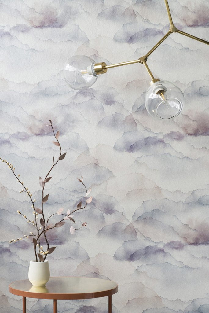 Cloud Mauve Wallpaper