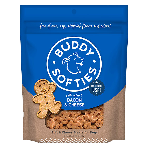 Cloud Star Buddy Biscuits Soft and Chewy Bacon and Cheese Dog Treats