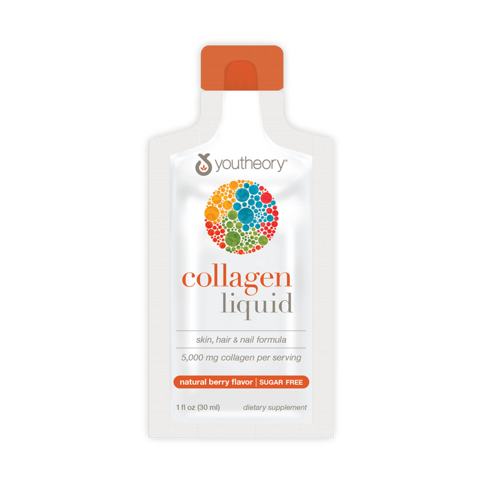 CL.00753 Youtheory Collagen Liquid Berry Flavor 12 ct Contents Image