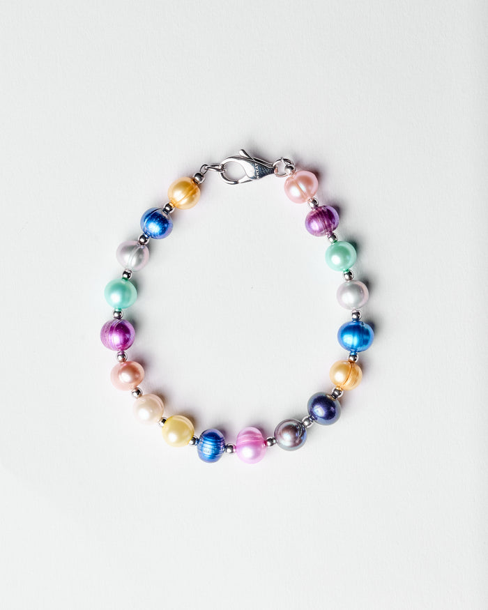 Colourful Freshwater Pearl Bracelet