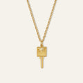Compass Key Necklace