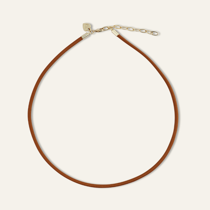 Copper Clasp Cord Necklace