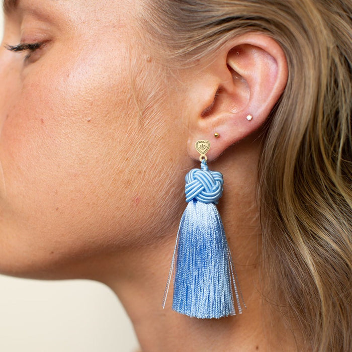Cornflower Blue Topknots