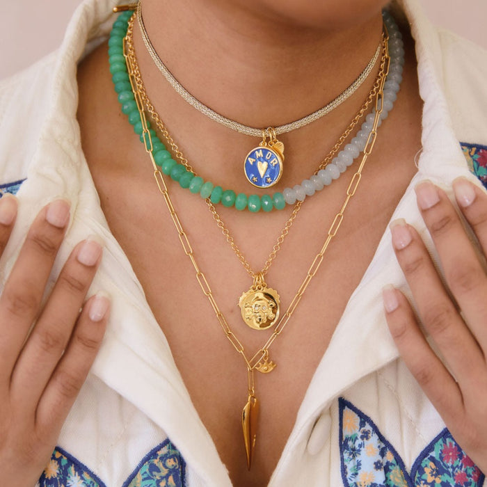 small cracked heart stack